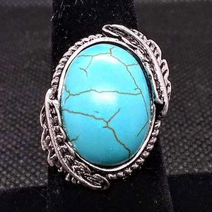 Natural Turquoise 925 Solid Sterling Silver Ring